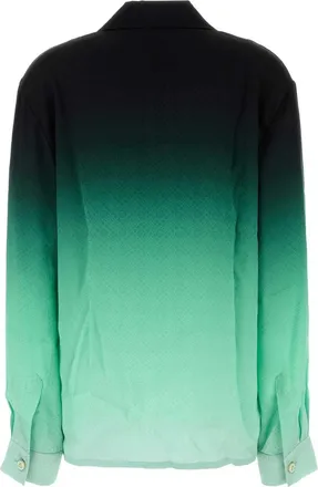 Casablanca Womens Multicolor Silk Shirt Gradient