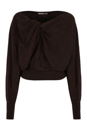Alberta Ferretti Sweater In Mixed Wool