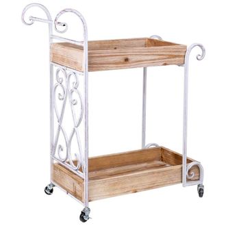 Wanderlust Deco Carro expositor marr&oacute;n, 62x35x86h cm