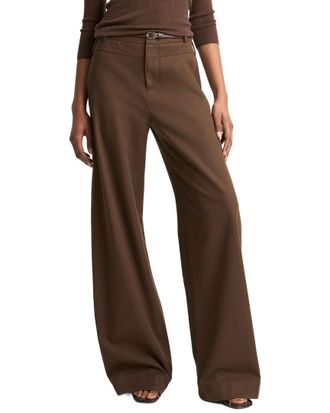 Vince Mid Rise Utility Wide Leg Pant