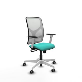 Piqueras y Crespo Silla De Oficina Piqueras Y Crespo Motilla Turquesa Simil Piel