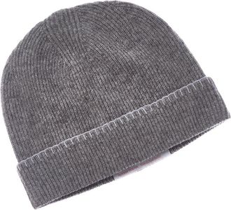 Brodie Blanket Stitch Cashmere Beanie