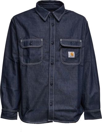 Carhartt Work in Progress Tigan Shirt Jacket - Heren - Spijkerjassen - Blauw - XS - Katoen - Jassen