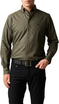 Rodd & Gunn Oxford Sports Fit Shirt in Forest at Nordstrom, Size Xxx-Large
