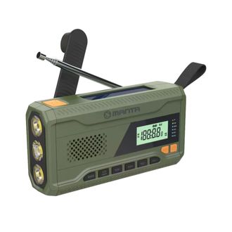 Manta Manta - Portable Emergency Crank Fm Radio, Solar Power Bank, Flashlight
