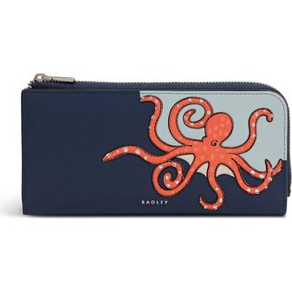 Radley London Chilworth Street - Octopus Large Zip Around Wallet in Naval at Nordstrom