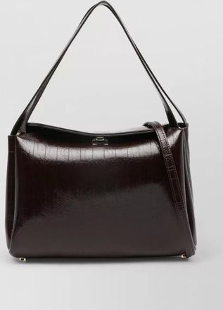Themoir&egrave; calipso trunk leather shoulder bag
