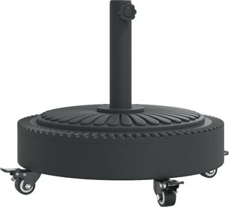 vidaXL Vidaxl - Base Sombrilla Redonda Ruedas Para M&aacute;stiles &Oslash;38 / 48 Mm 27 Kg