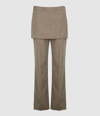 SU Designs Pantalon Jupe D&eacute;tachable Sage Green