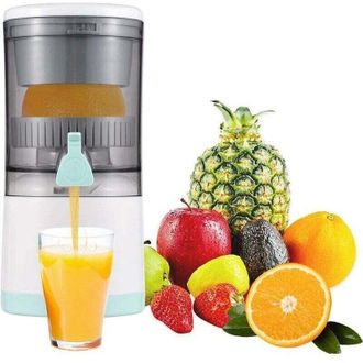 OEM Exprimidor El&eacute;ctrico Manos Libres Para C&iacute;tricos (naranjas, Limones, Manzanas, Tomates Y Uvas), Alimentado Por Usb, Desmontable Y Lavable, Color Verde-