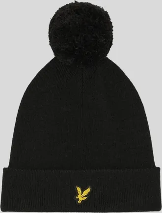 Lyle & Scott Lyle And Scott Mens Bobble Hat - Black - Size: 1SZ