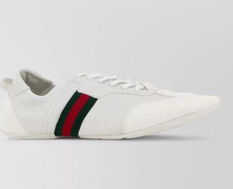 Gucci leather and suede sneakers