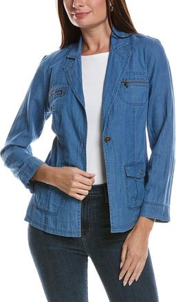 Xcvi Thurman Linen-Blend Blazer