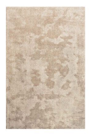 Homie Living Alfombra de pelo largo extrasuave beige arena 130x190