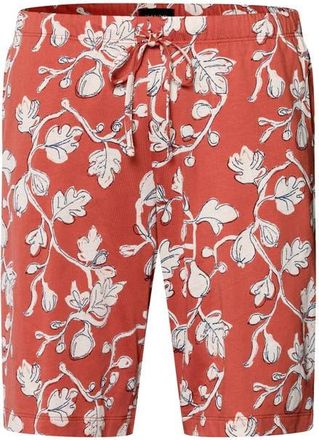 Hanro Night And Day Drawstring Cotton Shorts in Mediterranean Botanics at Nordstrom, Size Xx-Large