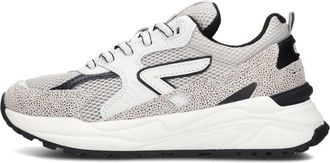 HUB Hub, Schoenen, Dames, Veelkleurig, 43 EU, Beige Chunky Sole Sneakers voor vrouwen