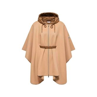 Moncler Belted Hooded Cape