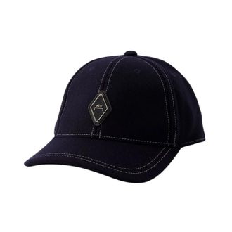 A-Cold-Wall* Navy Blue Diamond Cap - Katoen - Heren - Petten - Blauw - ONE Size - Katoen - Accessoires