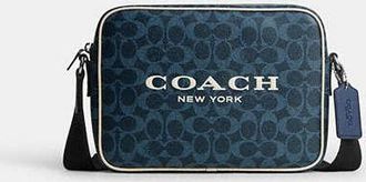 Coach Mens Colton Crossbody Bag 25 in Blue | PVC