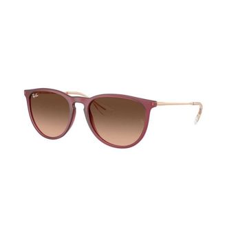 Ray-Ban Erika Zonnebril - Dames - Zonnebrillen - Paars - 54 MM - Nylon - Accessoires
