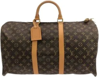 Louis Vuitton Vintage, unisex, Bruin, ONE Size, Pre-owned Boston Bag