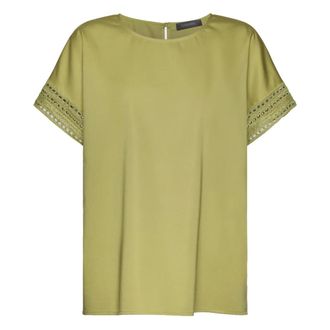 Elena Miro Blouses, female, Green, Size: M 0A5 Blusa