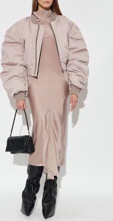 Rick Owens Dress Made From Combined Fabrics, Womens, Pink