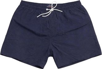 Aquascutum Casual Shorts - Heren - Strandmode - Blauw - XL - Polyester - Badmode