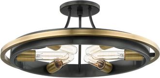 Hudson Valley Lighting Hudson Valley Lighting - Chambers 6 L&aacute;mparas De Empotrar Lat&oacute;n Envejecido, Vidrio