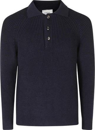 Circolo 1901 Wollen polotrui - Heren - Tops - Blauw - Maat: S Wol