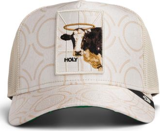 Goorin Brothers Holy Cow Jacquard Snapback Trucker Hat in Chalk at Nordstrom