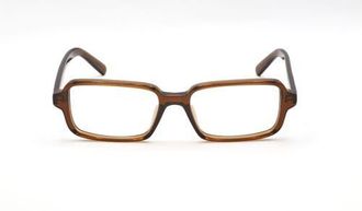 Maison Margiela 53mm Square Optical Glasses in Brown at Nordstrom
