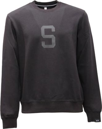 Sun 68 Heritage Collection Zwarte Sweatshirt - Heren - Sweatshirts - Zwart - S - Hoodies & sweatvesten