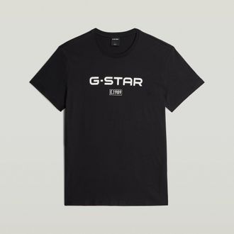G-Star Chest Logo T-Shirt - Zwart - Heren