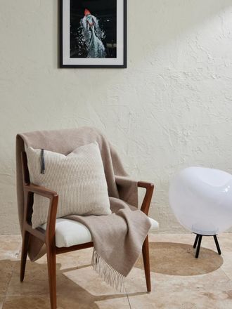 Brunello Cucinelli Fringed Cashmere and Silk-Blend Throw