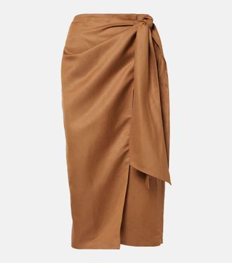 スカート Max Mara ALCADE1234 - Wide gabardine skirt art-2511101343600-001-