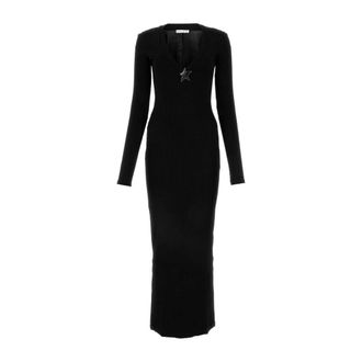 Area Zwarte Maxi Jurk voor Vrouwen - Dames - Maxi kleedjes - Zwart - S - Kleedjes