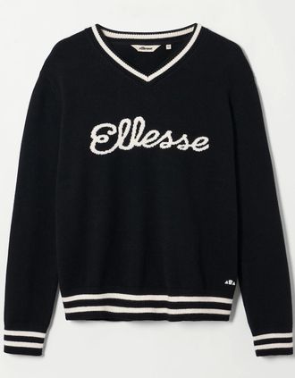 Ellesse Mens Giocios Knit Sweater - Black - Size: 2XL