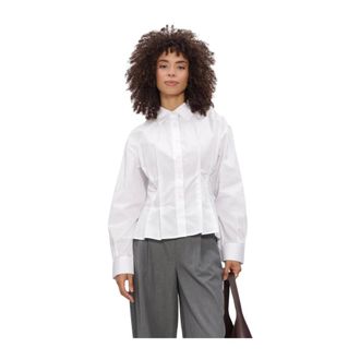 Janice Brogan Blouse - Dames - Blouses & Shirts - Wit - Maat: L Katoen