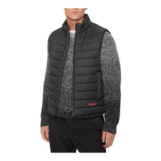 HUGO BOSS Heren, Jassen, Zwart, Maat: S Polyamide