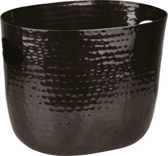 Paderno Cubeta de Vino Cm 25,5x19 H 20 Lt 3,9 Aluminio Look Gunmetal
