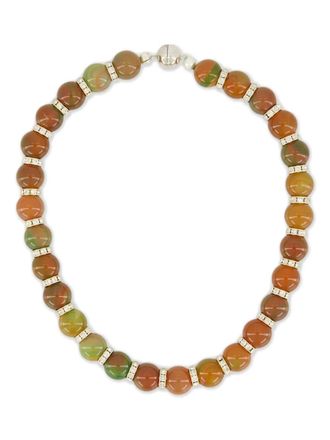 Julietta Collana Odette con agata - Marrone