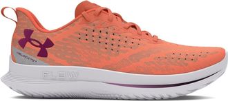 Under Armour Womens Velociti 4 Road Running Low Top Sneakers in Orange - Size UK 5