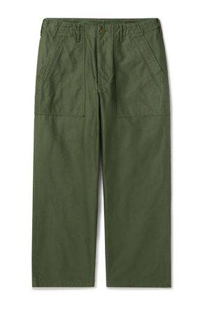 Beams Plus Wide-Leg Cotton Trousers