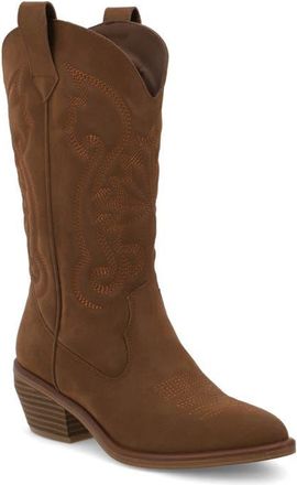 Mia Kelsha Western Boot in Chocolate at Nordstrom, Size 9.5