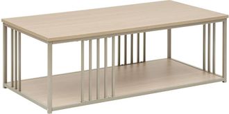 5five Simply Smart Mesa De Centro Duna Rectangular, 50 X 100 Cm, Color Beige - 5five