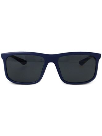 Emporio Armani Occhiali da sole rettangolari - Blu