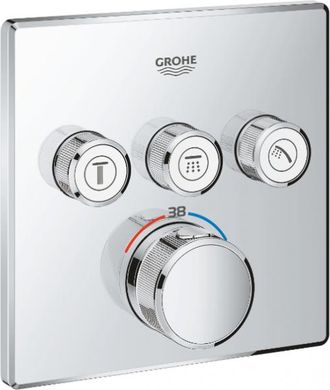 GROHE El Termostato Grohe Grohtherm Smartcontrol Con Tres V&aacute;lvulas De