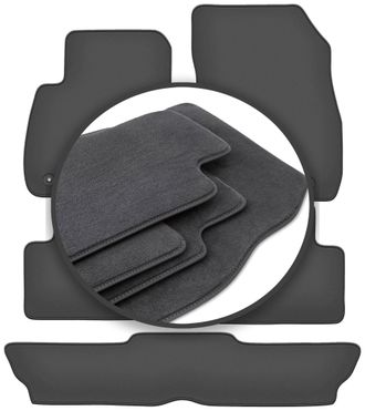 OEM Alfombrillas Premium Para Opel Zafira C 7 Plazas (2012-2019)