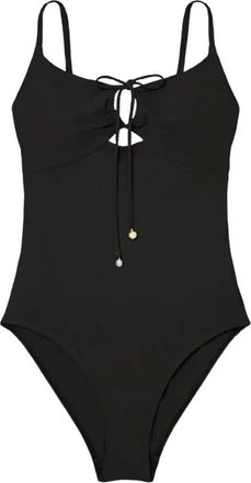 Tory Burch Dames, Badkleding, Zwart, Maat: XS Nylon